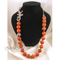 Colier versatil - coral
